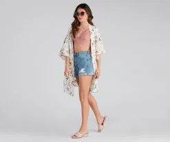 Windsor. Charming Beauty Floral Kimono