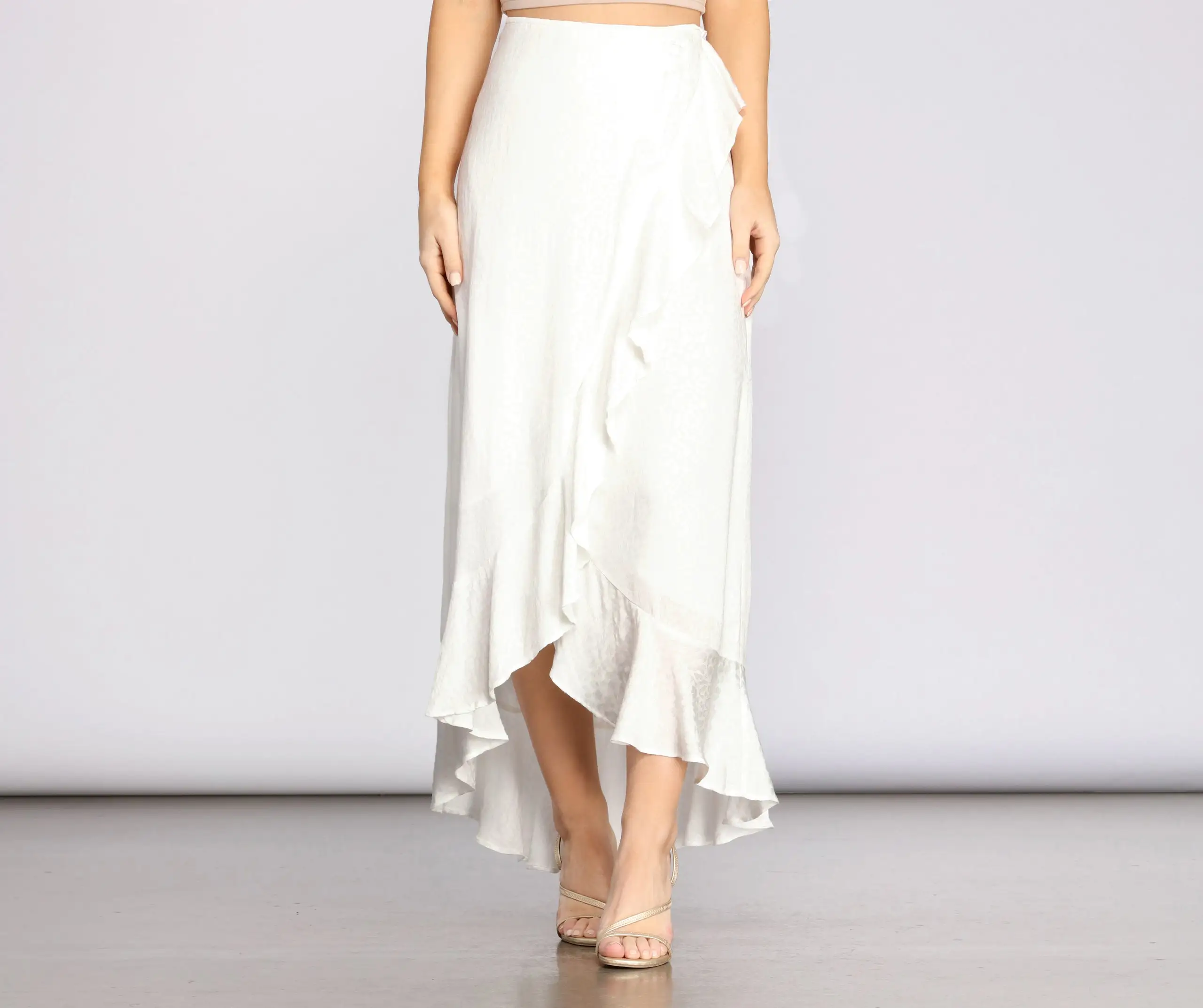 Windsor. Wrap Me In Ruffles Maxi Skirt 3 Windsor. Wrap Me In Ruffles Maxi Skirt