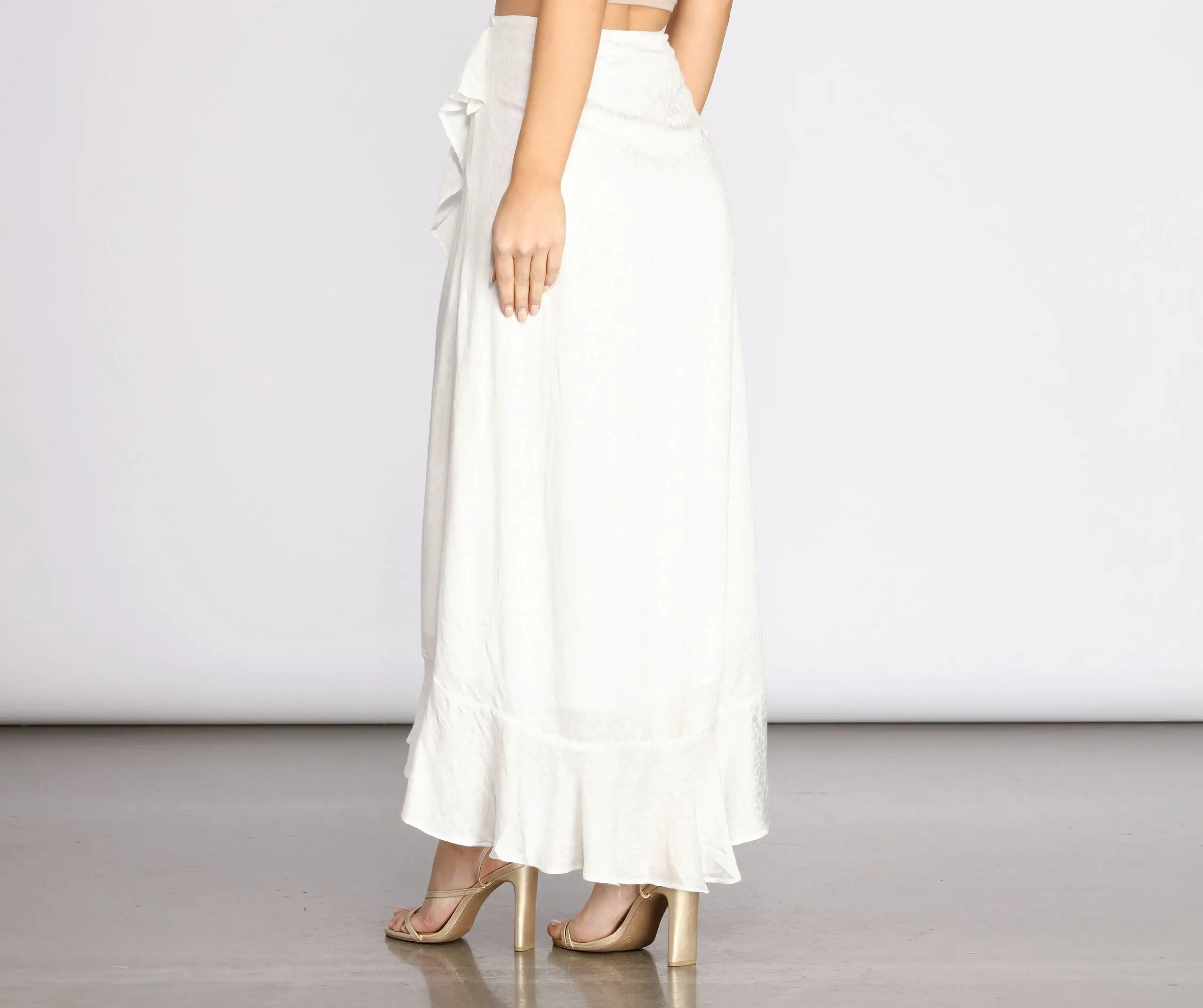 Windsor. Wrap Me In Ruffles Maxi Skirt 4 Windsor. Wrap Me In Ruffles Maxi Skirt - Image 2