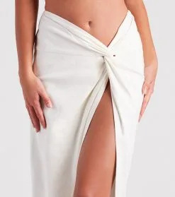 Windsor. Summer Nights Linen High Slit Midi Skirt 9 Windsor. Summer Nights Linen High Slit Midi Skirt -Formal Dresses Online Shop 06301 0150 4 480d3cc8 3b87 4527 b5d2 afb11f89c9cd