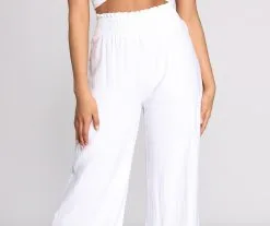 Windsor. Day At The Hamptons Smocked Linen Pants -Formal Dresses Online Shop 06302 0112 3 aceb72b2 d8c7 4cc8 a953 9230d2842163