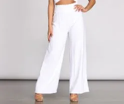 Windsor. Day At The Hamptons Smocked Linen Pants -Formal Dresses Online Shop 06302 0112 4 3a2e5f0d d810 4762 88e3 4e3d277aab71