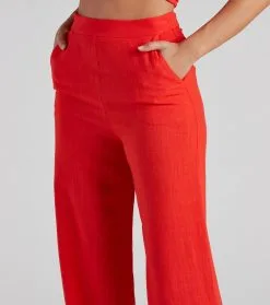 Windsor. Worth It Linen Wide-Leg Pants 9 Windsor. Worth It Linen Wide-Leg Pants -Formal Dresses Online Shop 06302 0726 4