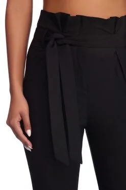 Windsor. Preppy And Poised Paper Bag Pants