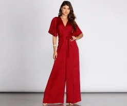 Windsor. Flowy Feels Surplice Jumpsuit -Formal Dresses Online Shop 06402 0091 5