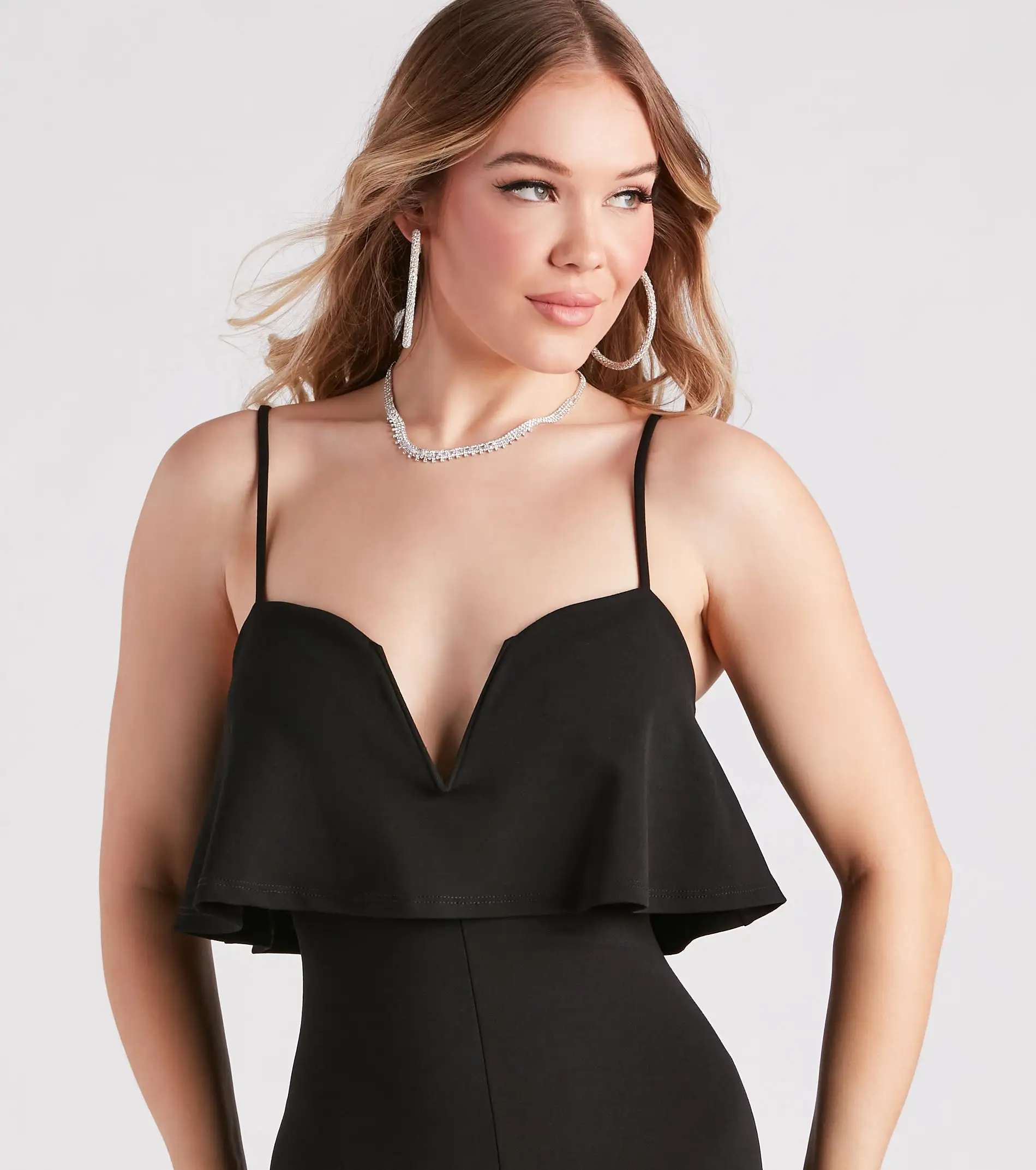 Windsor. Chic Flair Ruffle Detail Jumpsuit 10 Windsor. Chic Flair Ruffle Detail Jumpsuit - Image 8