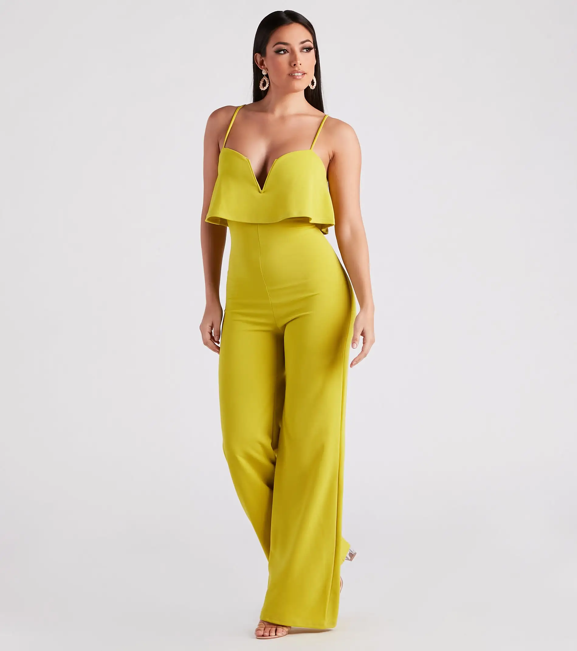 Windsor. Chic Flair Ruffle Detail Jumpsuit 5 Windsor. Chic Flair Ruffle Detail Jumpsuit - Image 3
