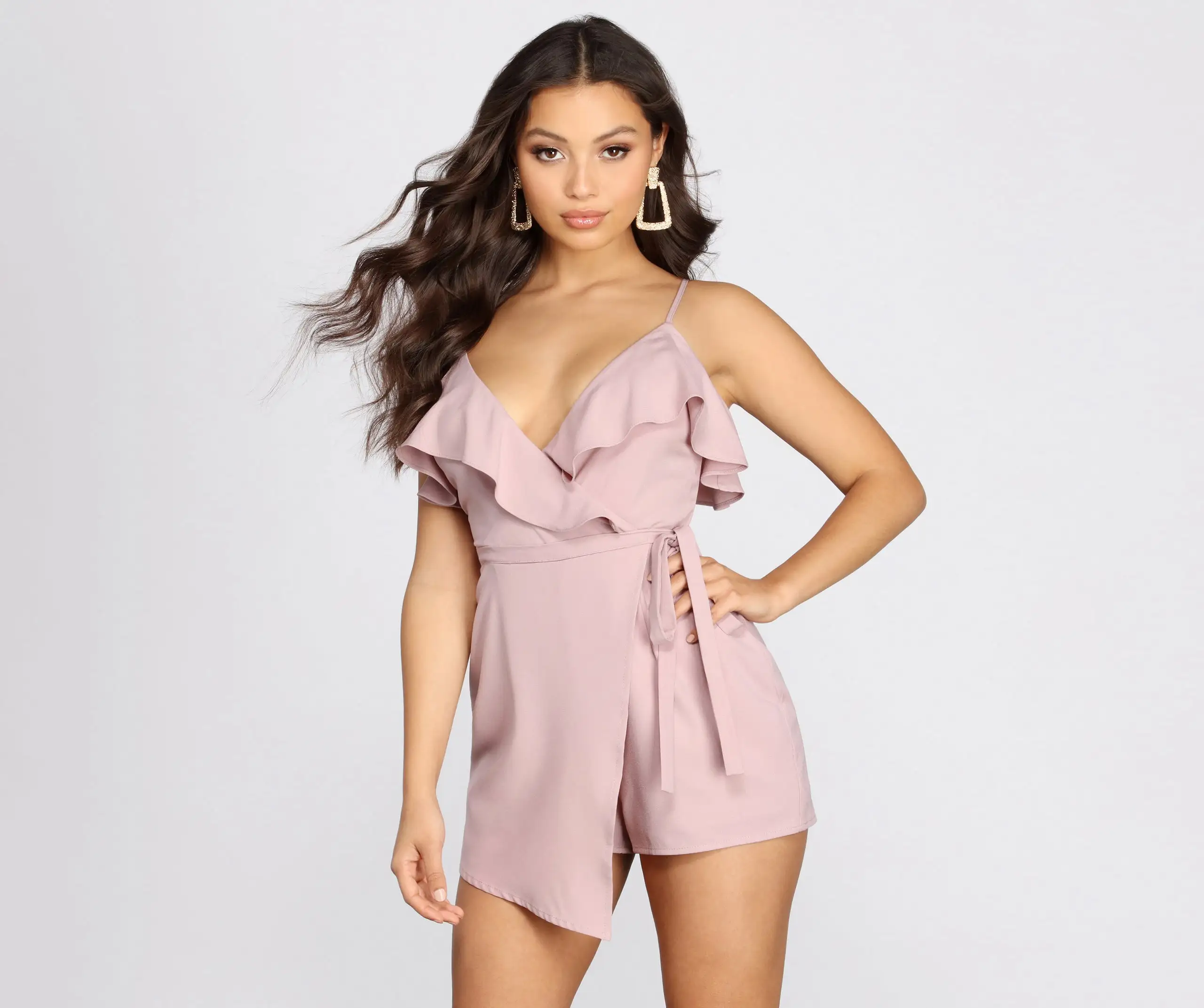 Windsor. Ready To Ruffle Wrap Romper 3 Windsor. Ready To Ruffle Wrap Romper