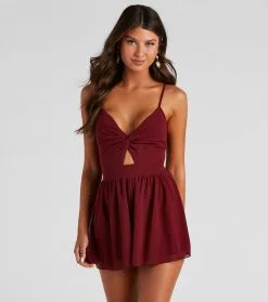 Windsor. A Chic Look Twist-Front Romper