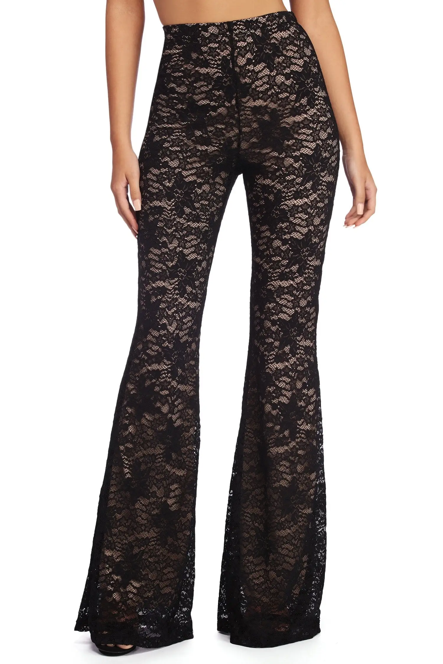 Windsor. Blissful Illusion Lace Flared Pants 3 Windsor. Blissful Illusion Lace Flared Pants