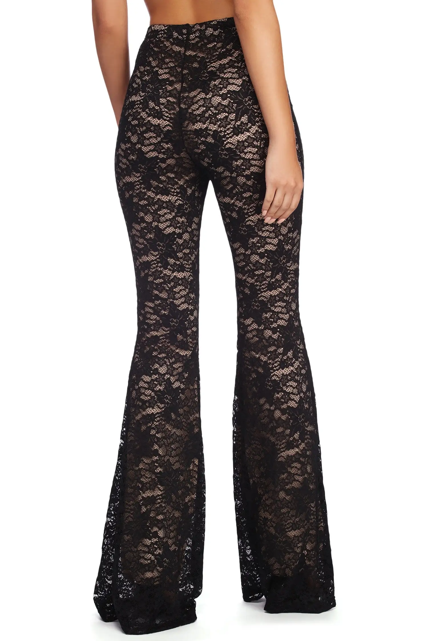 Windsor. Blissful Illusion Lace Flared Pants 5 Windsor. Blissful Illusion Lace Flared Pants - Image 3