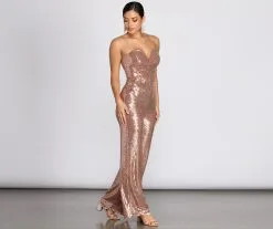 Windsor. Sweetheart In A Sequin Jumpsuit -Formal Dresses Online Shop 06502 0186 3