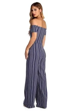 Windsor. Summer In Stripes Jumpsuit -Formal Dresses Online Shop 06502 2196 3