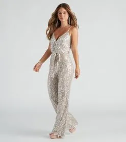 Windsor. Alluring Glamour Sequin Jumpsuit -Formal Dresses Online Shop 06502 2218 2 6fc2af55 605c 4be4 809a 9806956c57b6