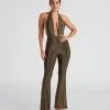 Windsor. Enticing Love Glitter Halter Jumpsuit -Formal Dresses Online Shop 06502 2220 1