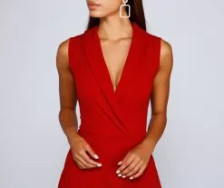 Windsor. Elevated Chic Blazer Romper -Formal Dresses Online Shop 06503 0313 4