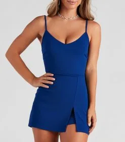 Windsor. Classic And Chic Skort Romper -Formal Dresses Online Shop 06503 1015 4