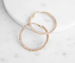 Windsor. Rhinestone Encrusted Hoops 7 Windsor. Rhinestone Encrusted Hoops -Formal Dresses Online Shop 07001 0048 6 2c622817 27fe 4e12 8438 62c14caca531