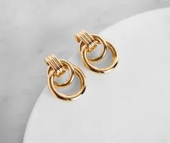 Windsor. Mini Double O-Ring Earrings 9 Windsor. Mini Double O-Ring Earrings -Formal Dresses Online Shop 07001 0162 6