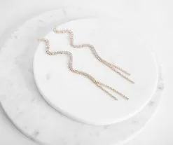 Windsor. Ziggy Rhinestone Drop Earrings