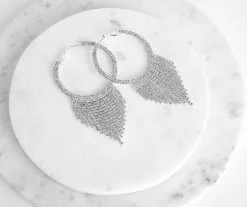 Windsor. Disco Days Fringe Rhinestone Earrings -Formal Dresses Online Shop 07001 0205 6 a0bf1c7b 2416 4b25 b724 57caf296340a