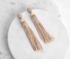 Windsor. Sparkling New Me Tassel Earrings -Formal Dresses Online Shop 07001 0230 6