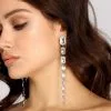 Windsor. Radiant Gemstone Duster Earrings 1 Windsor. Radiant Gemstone Duster Earrings -Formal Dresses Online Shop 07001 0286 1