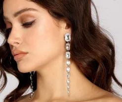 Windsor. Radiant Gemstone Duster Earrings