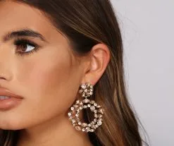 Windsor. Gem Glamour Hoop Earrings