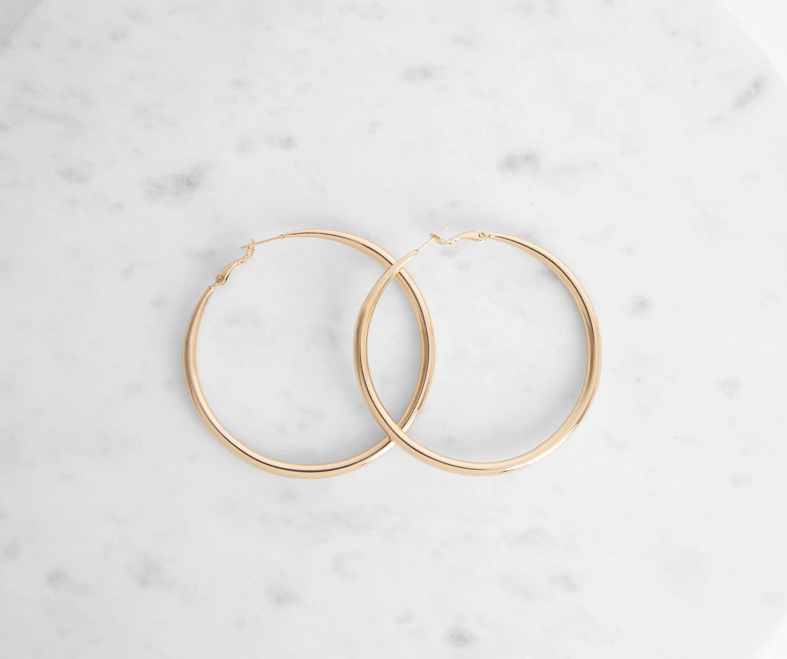 Windsor. Keep It Sleek Tube Hoop Earrings 5 Windsor. Keep It Sleek Tube Hoop Earrings - Image 3