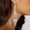Windsor. Fringe Fashionista Rhinestone Earrings 1 Windsor. Fringe Fashionista Rhinestone Earrings -Formal Dresses Online Shop 07001 0469 1