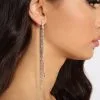 Windsor. Radiant Beauty Rhinestone Fringe Earrings