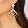 Windsor. Luxe Rhinestone Square Earrings -Formal Dresses Online Shop 07001 0807 1 bfe547f1 83ae 49f7 b79f c41c87500a9c
