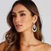 Windsor. Shine And Stun Cubic Zirconia Teardrop Earrings -Formal Dresses Online Shop 07001 0942 1
