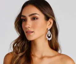 Windsor. Shine And Stun Cubic Zirconia Teardrop Earrings
