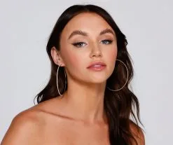 Windsor. Beautiful Night Rhinestone Thin Hoop Earrings -Formal Dresses Online Shop 07001 0993 1