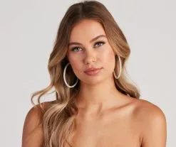 Windsor. Grand Entrance Rhinestone Hoops