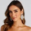 Windsor. Dreamy Luxe Rhinestone Kite Earrings 2 Windsor. Dreamy Luxe Rhinestone Kite Earrings -Formal Dresses Online Shop 07001 1004 1