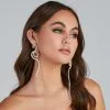 Windsor. Glamorous Charm Rhinestone Fringe Earrings -Formal Dresses Online Shop 07001 1089 1 61cb0224 336c 4712 bab0 84dad0975f0d