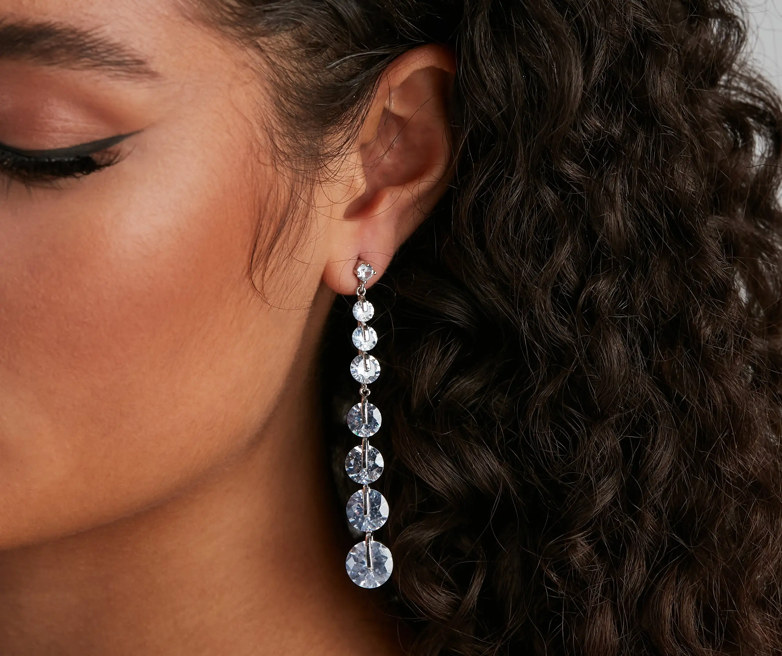 Windsor. Elegant Stunner Cubic Zirconia Earrings 4 Windsor. Elegant Stunner Cubic Zirconia Earrings - Image 2