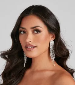 Windsor. Gleam And Glitz Rhinestone Earrings