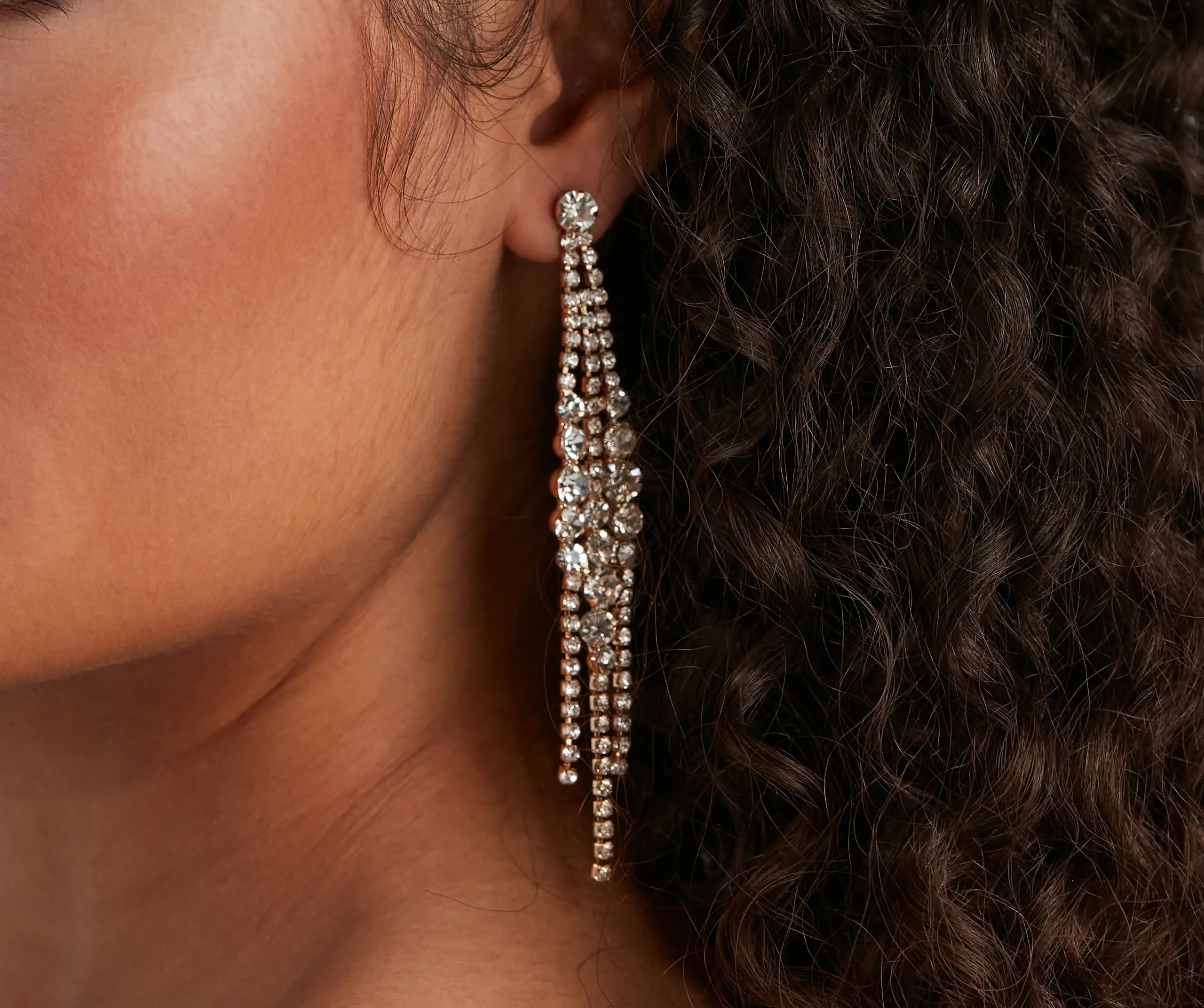 Windsor. So Gatsby Linear Chandelier Earrings 4 Windsor. So Gatsby Linear Chandelier Earrings - Image 2