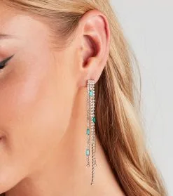 Windsor. Spot The Emerald Rhine Earrings