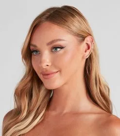 Windsor. Glam Mind Rhinestone Ear Cuffs