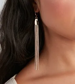 Windsor. She's Luxe Fringe Earrings -Formal Dresses Online Shop 07001 1333 2