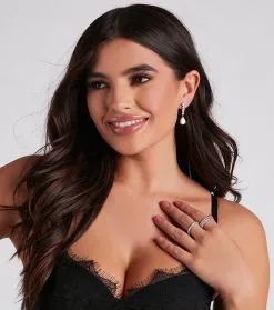 Windsor. Stunning Staple Teardrop Earrings