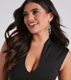 Windsor. Gorgeous Radiance Rhinestone Duster Earrings