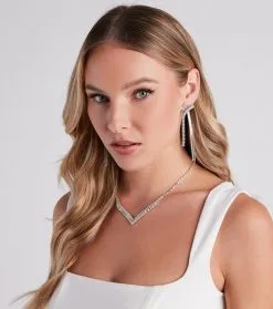 Windsor. Ultimate Glamour Rhinestone Bow Earrings