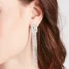Windsor. Glamorous Night Rhinestone Fringe Earrings -Formal Dresses Online Shop 07001 1545 2