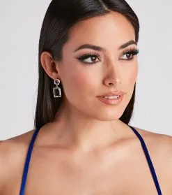 Windsor. Clearly Glam Rhinestone Earrings